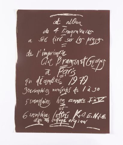John-Franklin KOENIG (1924-2008)
Album Relieves,...