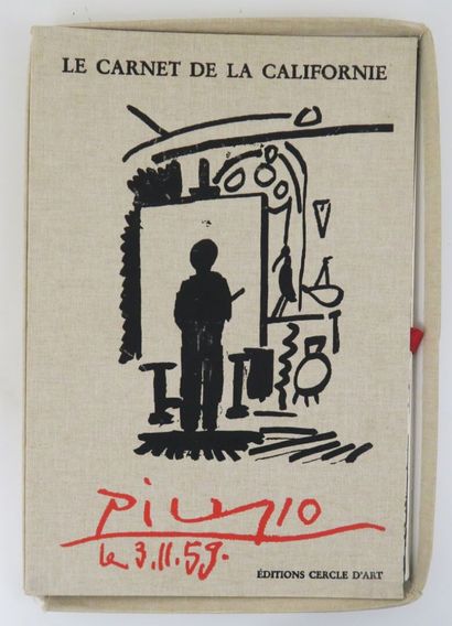 PICASSO (Pablo). The Notebook of California....