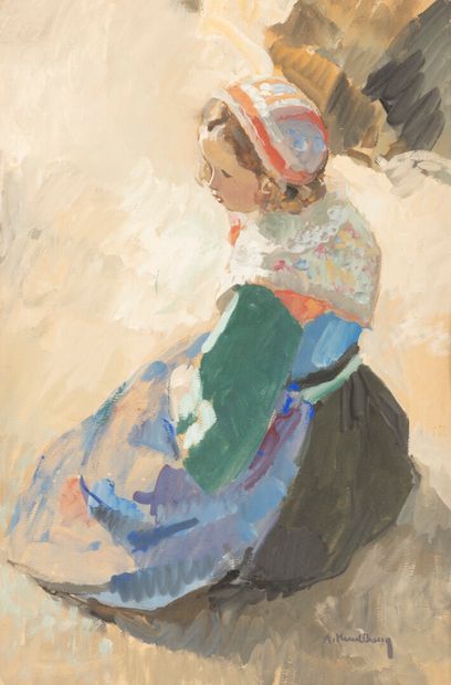 André MÉRIEL-BUSSY (1902-1985)
Small seated...