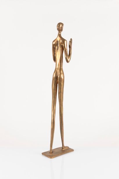 Louis DERBRE (1925-2011)
Presence, 2010
Bronze...