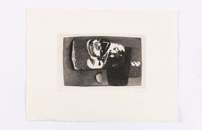 Joe DOWNING (1925-2007)
Untitled
Etching...