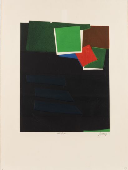Bertrand DORNY (1931-2015)
Carrelage
Aquatinte...