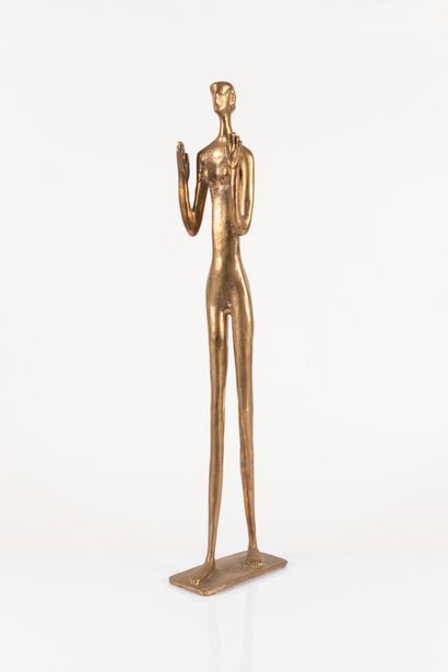 Louis DERBRE (1925-2011)
Presence, 2010
Bronze...