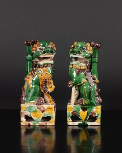 CHINE - Epoque KANGXI (1662 - 1722)
Paire...