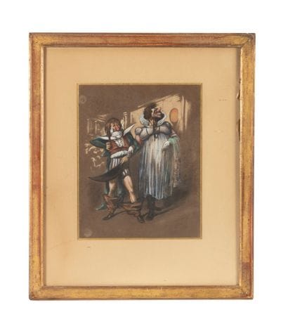 NADAR (1820-1910)
Funny couple, 1853
Gouache...