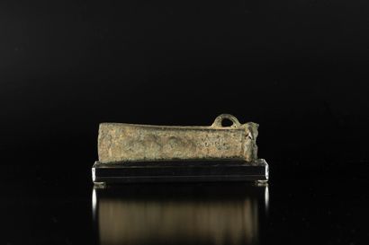 Axe with socket and side ring of Breton type
Bronze
France,...