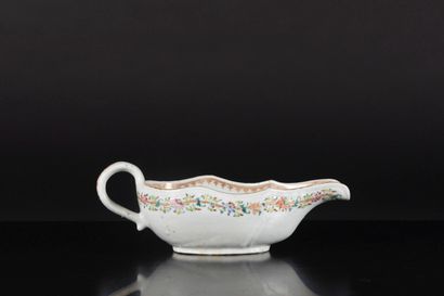 CHINE Compagnie des Indes - XVIIIe siècle
Saucière...