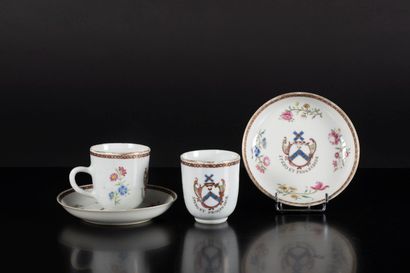 CHINE Compagnie des Indes - XVIIIe siècle
Paire...