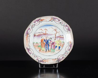 CHINE Compagnie des Indes - XVIIIe siècle
Assiette...