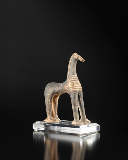 Large horse probably from a vase cover. It...