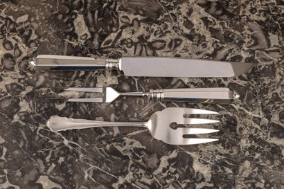 Ensemble en argent: pelle à poisson (94 g...