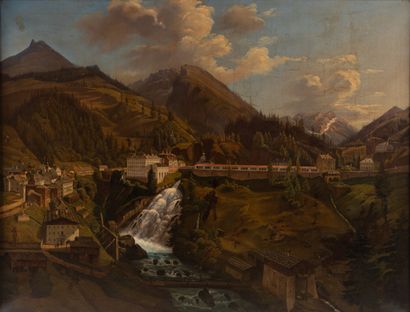 French school of the XIXth century
View of...
