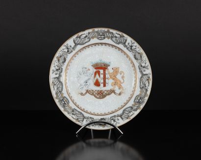 CHINE - Compagnie des Indes XVIIIème siècle
Assiette...