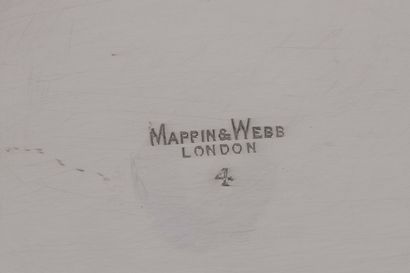 MAPPIN & WEBB. Service à thé et café en argent...