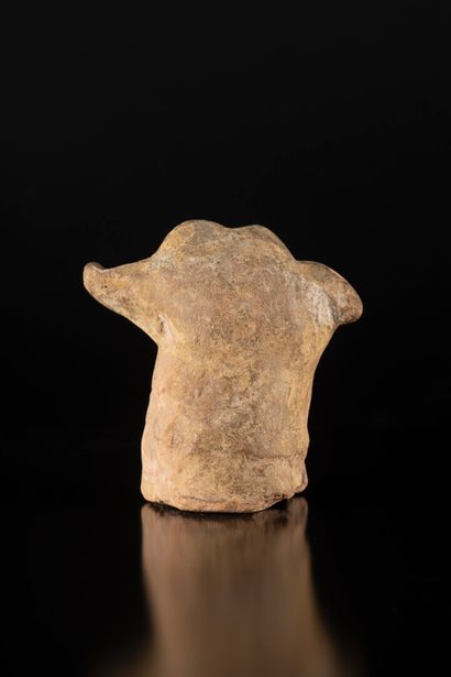 Statuette representing Eros and Psyche together....