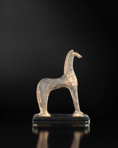 Large horse probably from a vase cover. It...
