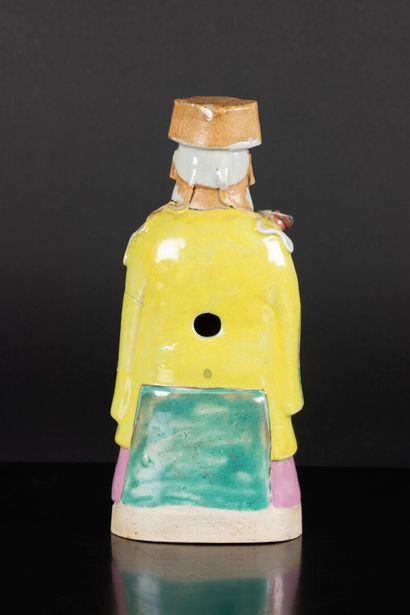 CHINE - Epoque JIAQING (1796 - 1820)
Statuette...