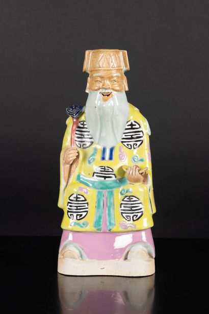 CHINE - Epoque JIAQING (1796 - 1820)
Statuette...