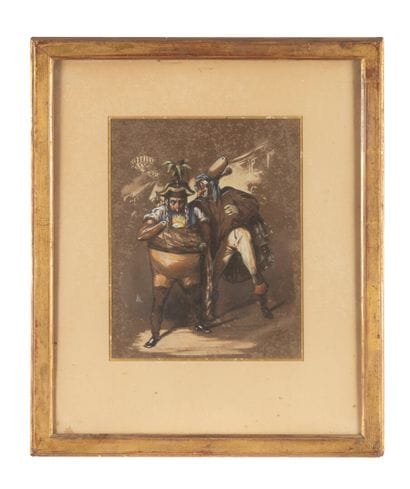 NADAR (1820-1910)
Two Men in Disguise, 1853
Gouache...