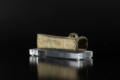 Axe with socket and side ring of Breton type
Bronze
France,...