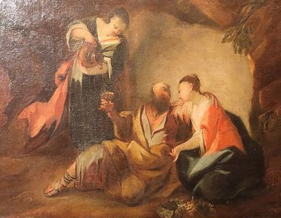 Ecole AUTRICHIENNE du XVIIIème siècle
Loth...