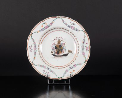 CHINE Compagnie des Indes - XVIIIe siècle
Assiette...