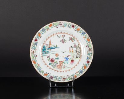 CHINE Compagnie des Indes - XVIIIe siècle
Assiette...