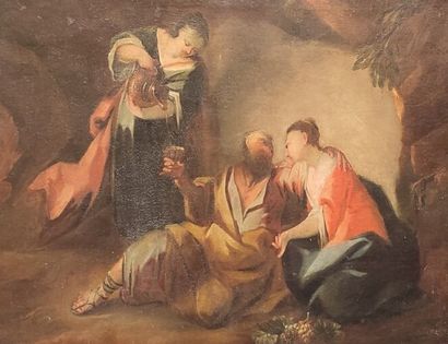 Ecole AUTRICHIENNE du XVIIIème siècle
Loth...