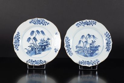CHINE Compagnie des Indes - XVIIIe siècle
Deux...
