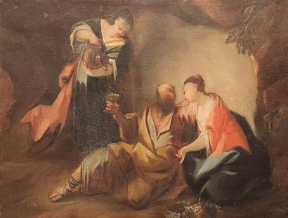 Ecole AUTRICHIENNE du XVIIIème siècle
Loth...