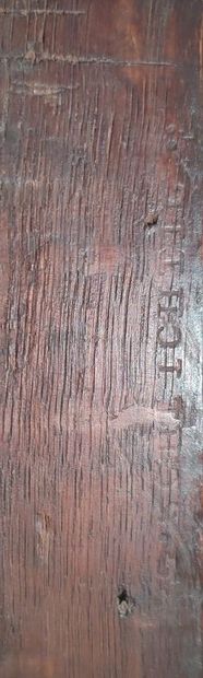 Small curved chest of drawers in rosewood...