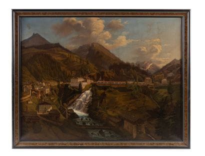 French school of the XIXth century
View of...