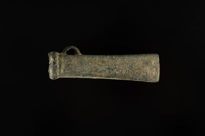 Axe with socket and side ring of Breton type
Bronze
France,...