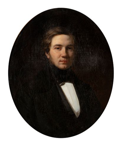 BROSSARD
Portrait of a young man
Oil on canvas,...