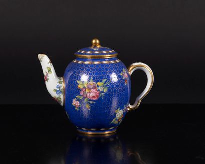 SEVRES. Calabrian teapot covered in soft...