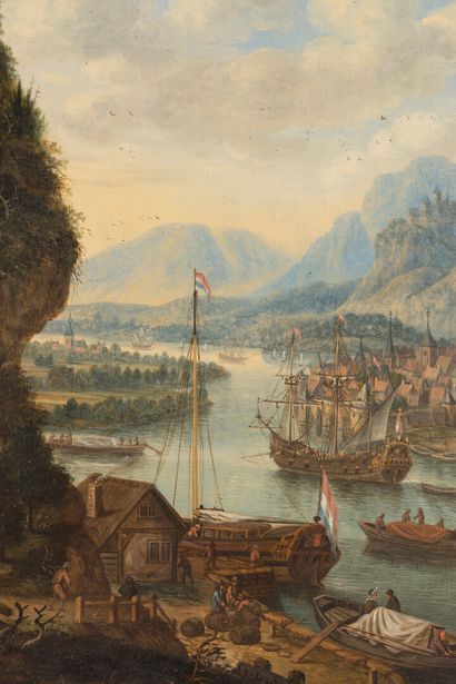 Johannes DE VOU (1660-1707)
Animated mountainous...