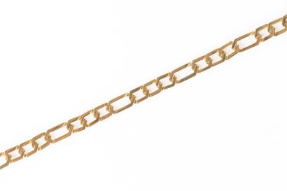Collier en or jaune 18K 750 millièmes à maille...