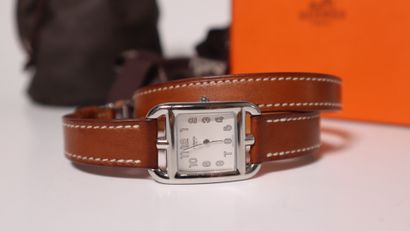 HERMES Paris. Montre bracelet modèle Cape...