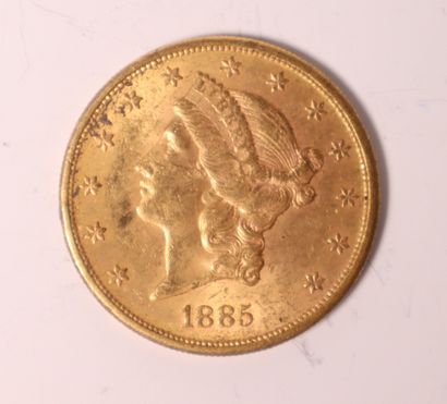 1 gold coin 20 Dollars 1885