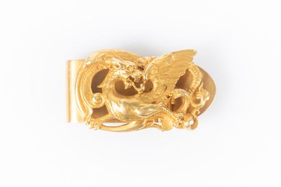 WIESEPince à billets en or jaune 18K 750...