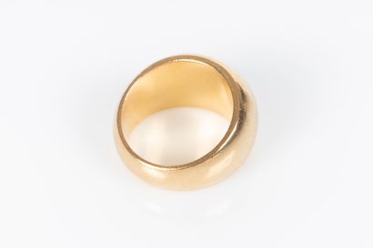 Bague jonc en or jaune 18K 750 millièmes...