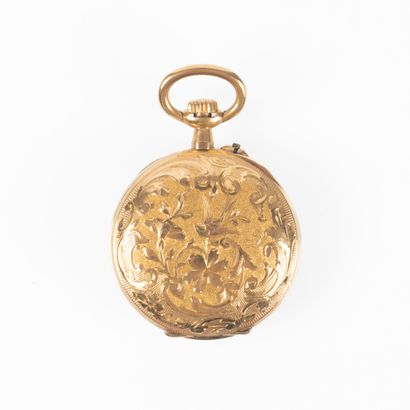 Montre de gouset en or jaune. 14,44 g br...
