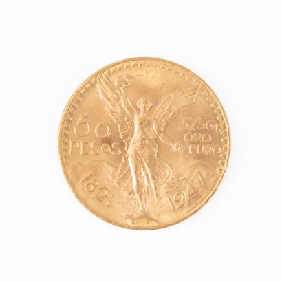Gold coin 50 Pesos. 41,49 g