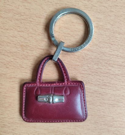 LONCHAMP. Porte-clés formant un sac à main...