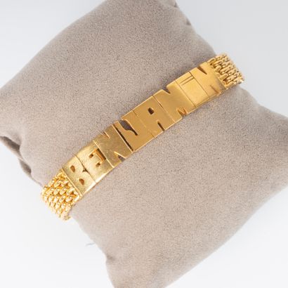 Bracelet en or jaune 18K 750 millièmes à...