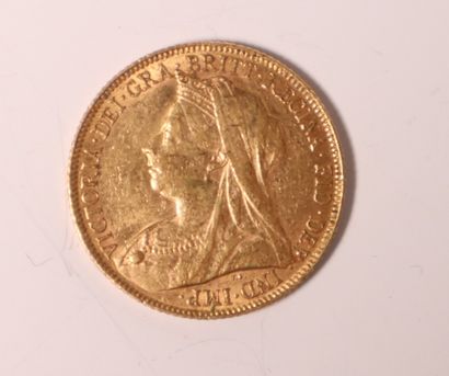 1 gold coin, Sovereign Victoria 1899. United...