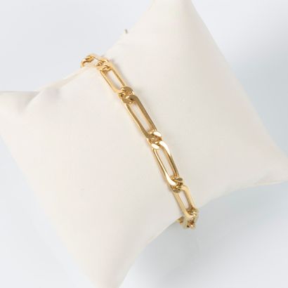 Bracelet en or jaune 18K 750 millièmes à...