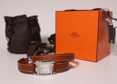HERMES Paris. Montre bracelet modèle Cape...