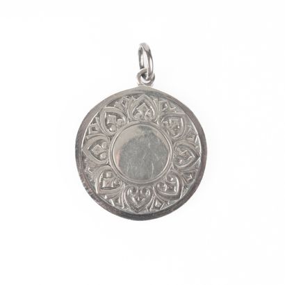 Importante médaille en argent 800 millièmes...