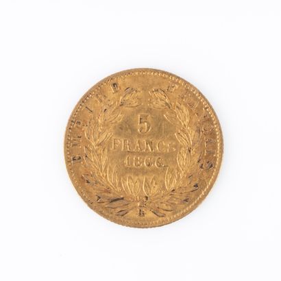 4 coins of 20 francs gold (2 Napoleon III,...